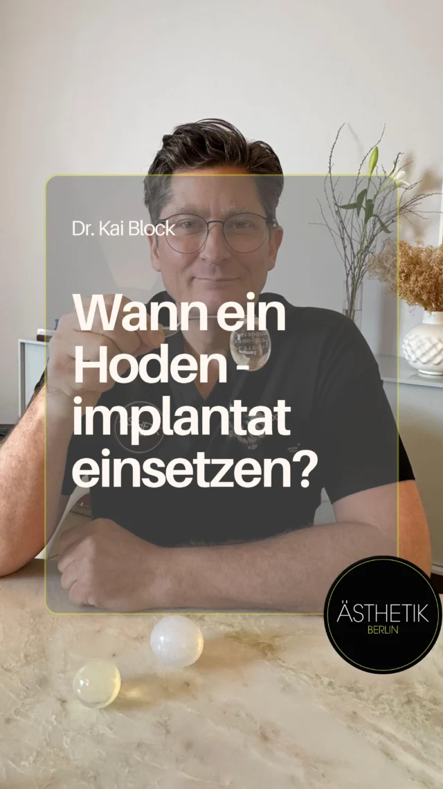 Ob nach einem medizinischen Eingriff, bei angeborenen Fehlbildungen oder aus psychischen Gründen – es gibt viele gute Gründe für ein Hodenimplantat.
 Der richtige Zeitpunkt? Wenn du bereit bist – körperlich und emotional.🙌🏼

#DrBlockErklärt #Hodenimplantat #Intimchirurgie #Männergesundheit #Entscheidungshilfe #DrFlex #SelbstbewusstMann #Urologie