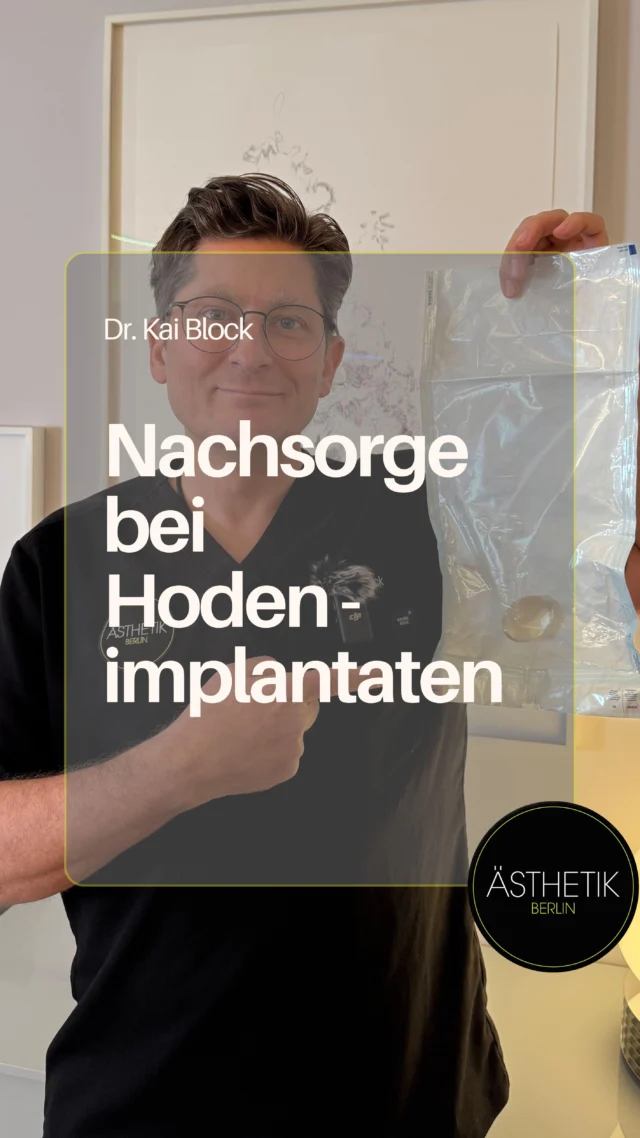 Nach dem Einsetzen eines Hodenimplantats ist Ruhe wichtig – körperlich wie mental.🌱
 Kein Sport, keine Reibung, regelmäßige Kontrolle. So heilt alles sicher, und das Ergebnis bleibt langfristig stabil.

#DrBlockErklärt #Hodenimplantat #NachsorgeTipps #Intimchirurgie #HeilungNachOP #Männergesundheit #drblock #Wundheilung #PostOPCare